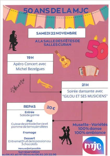 50 ans de la MJC de Salles-Curan