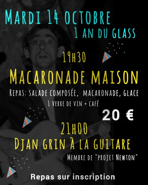 Soirée musicale : les 1 ans du Glass