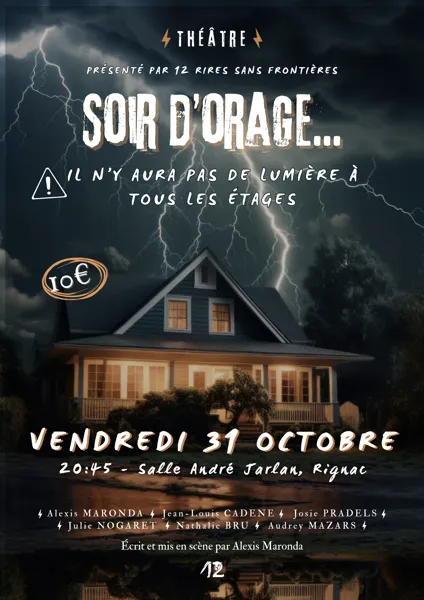 Théâtre Soir d'orage