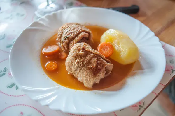 Petit déjeuner Tripous et tête de veaux