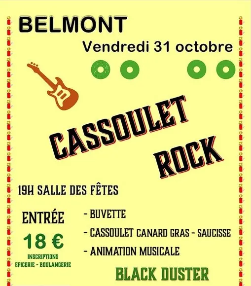 Soirée Cassoulet Rock