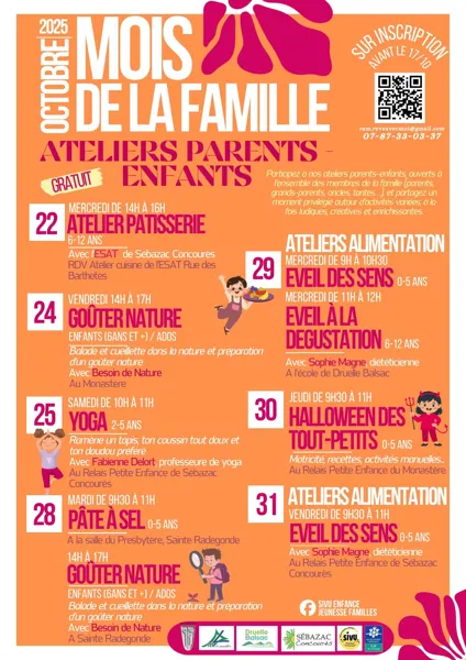 Atelier pâtisserie- mois de la famille