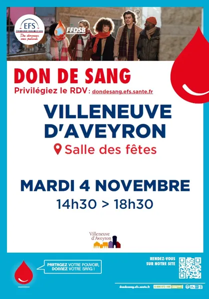 Collecte de sang à Villeneuve