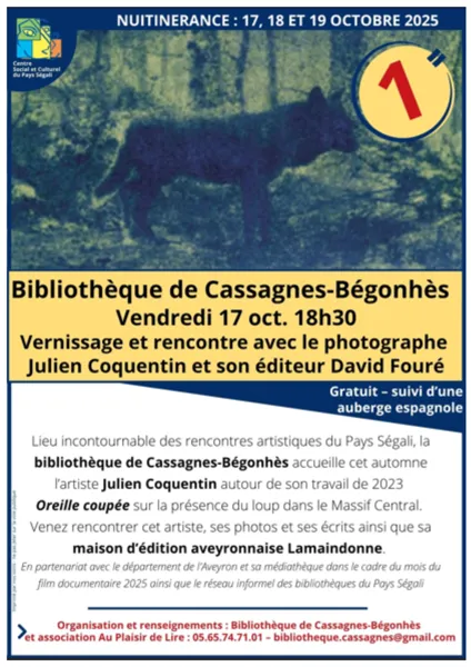 Vernissage et rencontre avec le photographe Julien COQUENTIN
