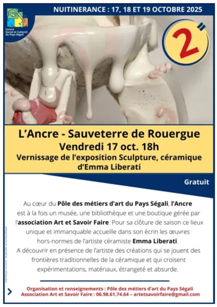Vernissage de l'exposition Sculpture et céramique d'Emma LIBERATI