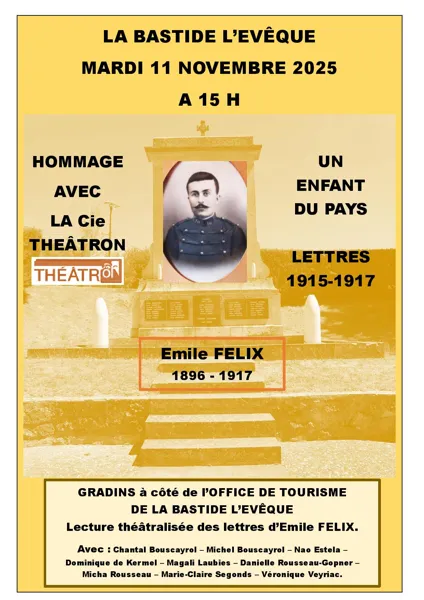 Lecture théâtralisée à La Bastide l'Evêque