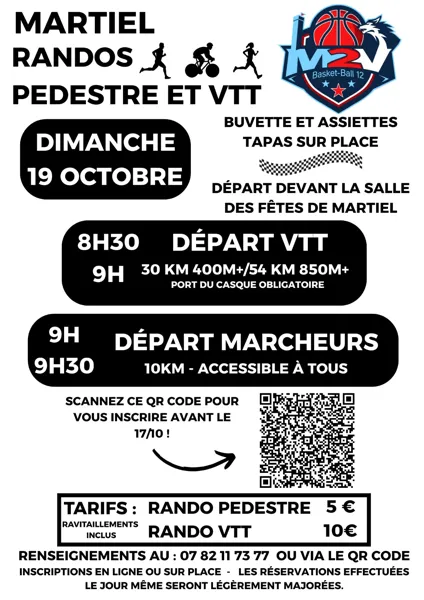 Randos pédestre et VTT