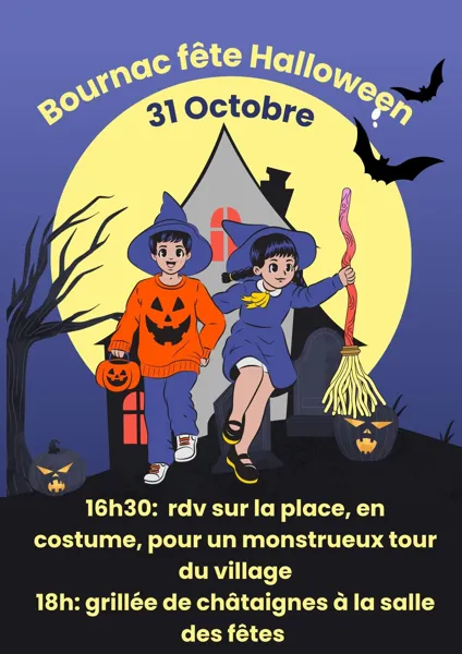 Bournac fête Halloween