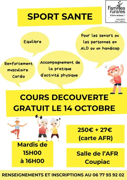 Cours Découverte Sport Santé