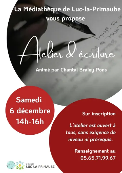 Atelier d'écriture