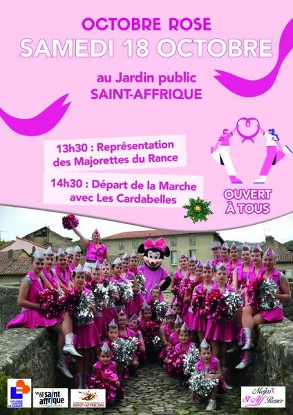 Représentation des Majorettes au profit d'Octobre Rose