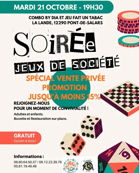Soirée Jeux de Société