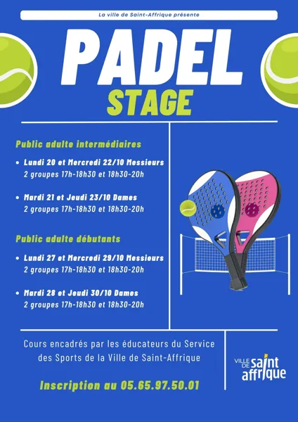 Stage de Padel
