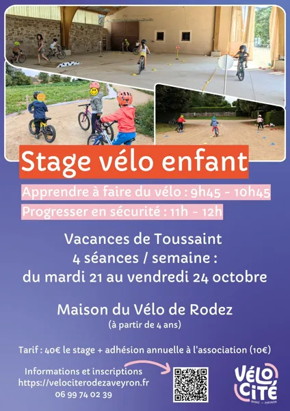 Stage Vélo pour enfants
