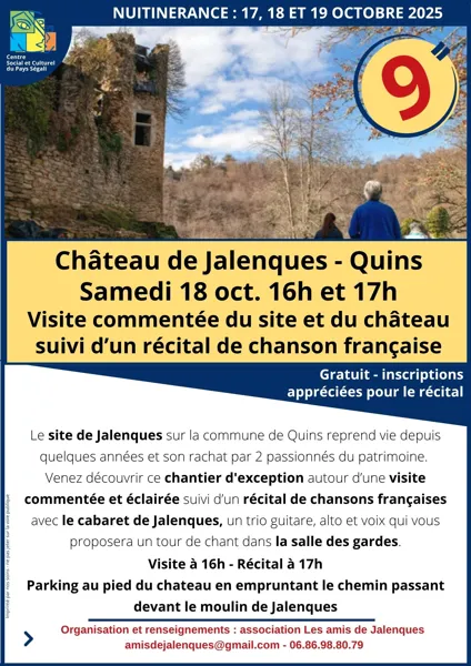 Visite commentée du site et du château de Jalenques