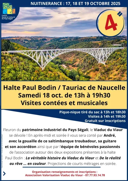 Visites contées et musicales - Halte Paul Bodin