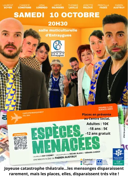 Théâtre 'Espèces menacées