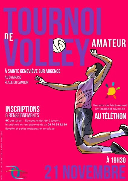 Tournoi de volley amateur