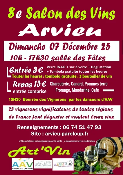 ART'VIN 8ème Rencontre des vins de vignerons vinificateurs