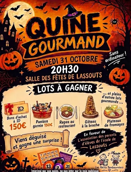 Loto-quine gourmand
