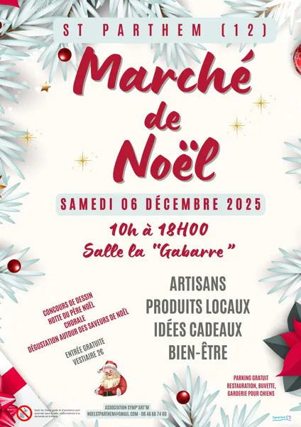 Marché de Noël à Saint-Parthem