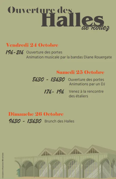 Inauguration des Halles de Rodez