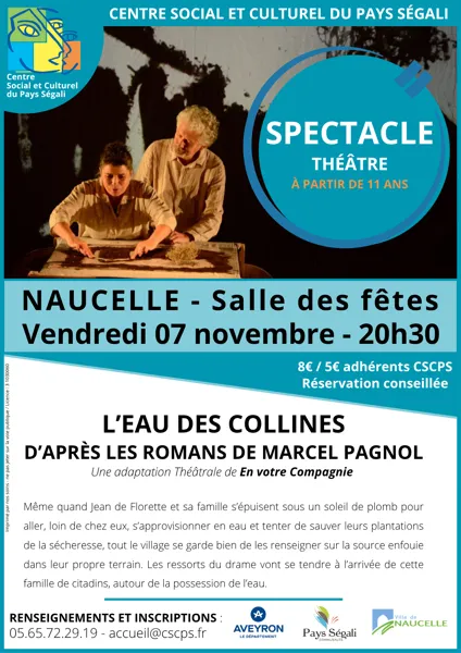Théâtre - L'eau des collines