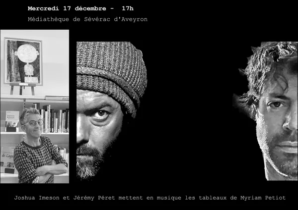 Lecture et décrochage des peintures de Myriam Petiot