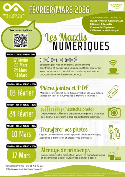 Les mardis numériques : Ménage de printemps