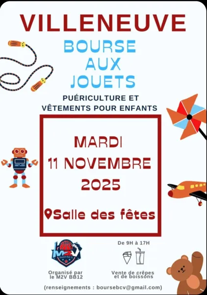 Bourse aux jouets et à la puériculture - Villeneuve