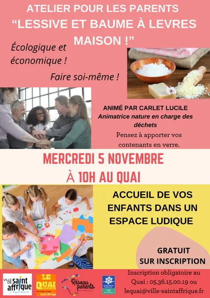 Atelier : Parents , passez au fait maison !