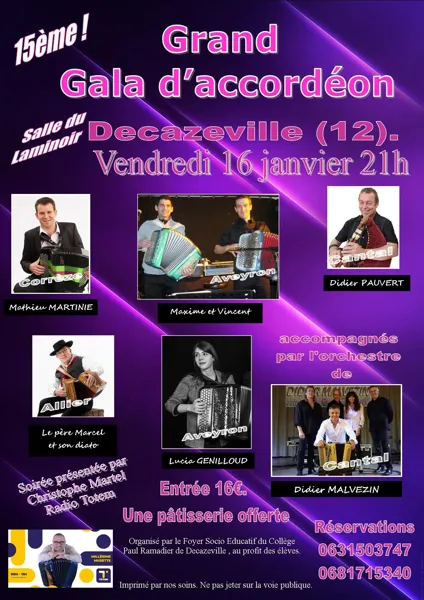 14ème Grand Gala d'accordéon