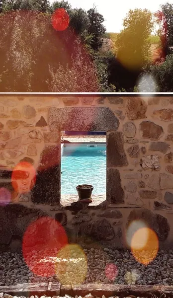 Vue piscine