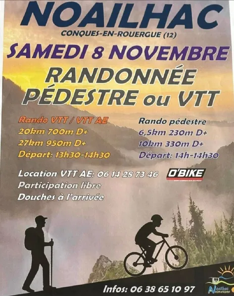 Rando pédestre ou VTT