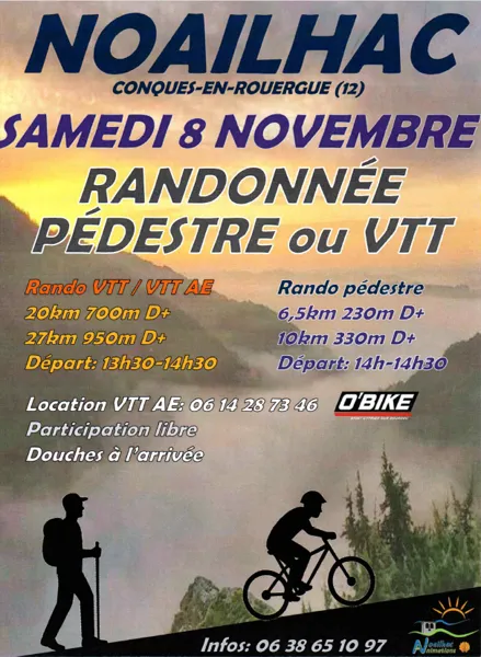 Rando pédestre ou VTT