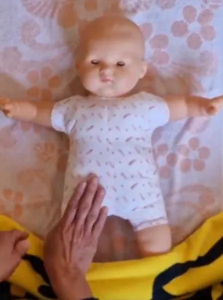 Massage bébé, Sandrine