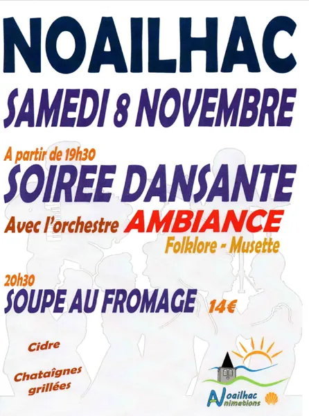 Repas dansant et soupe au fromage