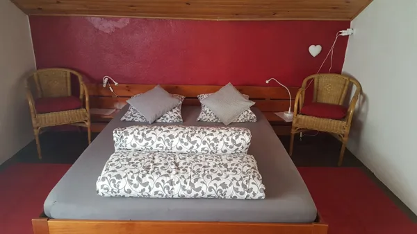 Gite de groupe, chambre double, 