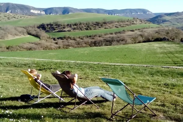 vue panoramique du jardin