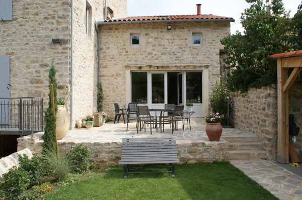 La terrasse du petit déjeuner, Les Fréjals