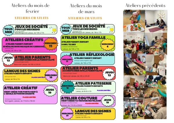 Atelier Parents à Laissac