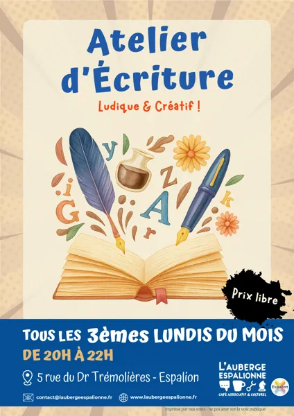 Atelier d'écriture
