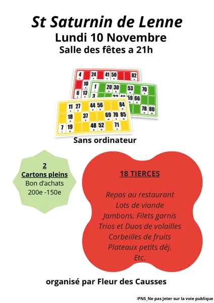 Quine de Fleurs des Causses à St Saturnin de Lenne