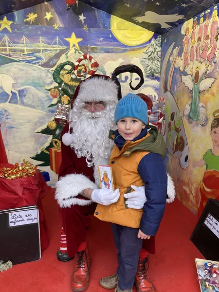 Festival Bonheurs d'Hiver - Photo avec le Père Noël