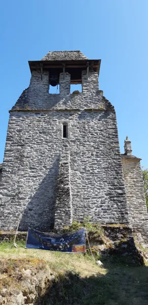 Chapelle de Villelongue - Vue depuis le chemin d'accès, Ass. CVAMA Villelongue