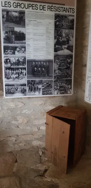 Chapelle de Villelongue - Groupes de Résistants, ISSALIS Edith