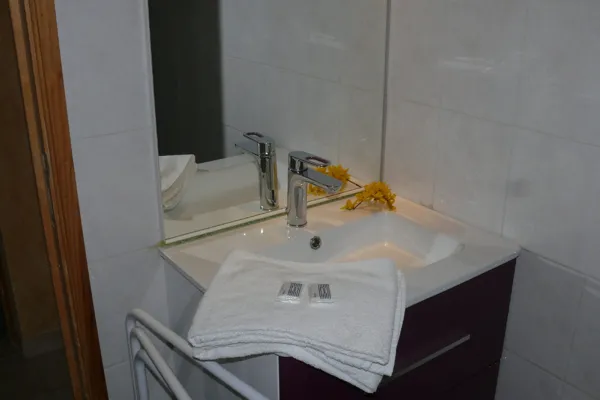 Salle d'eau, douche , WC Chez Marie, Chez Marie -Location de vacances  Compeyre, Millau, gorges du Tarn AYGG67