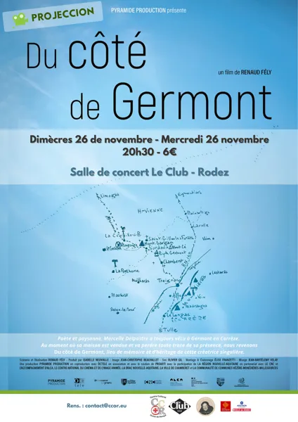 Projection du film Du côté de Germont - de Renaud Fély
