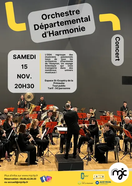 CONCERT : Orchestre Départemental d'Harmonie