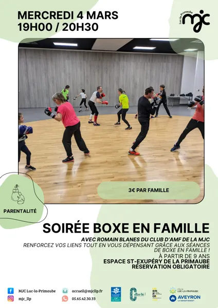 LOISIRS EN FAMILLE : Soirée boxe